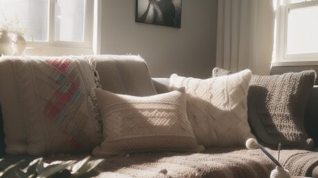 Как вязать текстуры и природные узоры с помощью нестандартных петель и нитей 9 Как вязать текстуры и природные узоры с помощью нестандартных петель и нитей