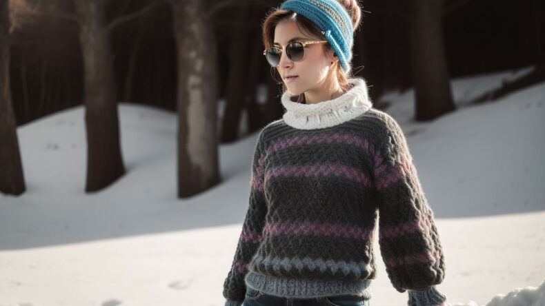 Исправляем невидимые петли при смене ряда в круговом вязании: советы и техники 4 Исправляем невидимые петли при смене ряда в круговом вязании: советы и техники